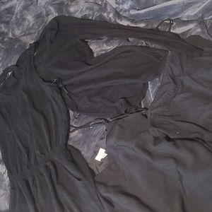 Black tops and romper bundle